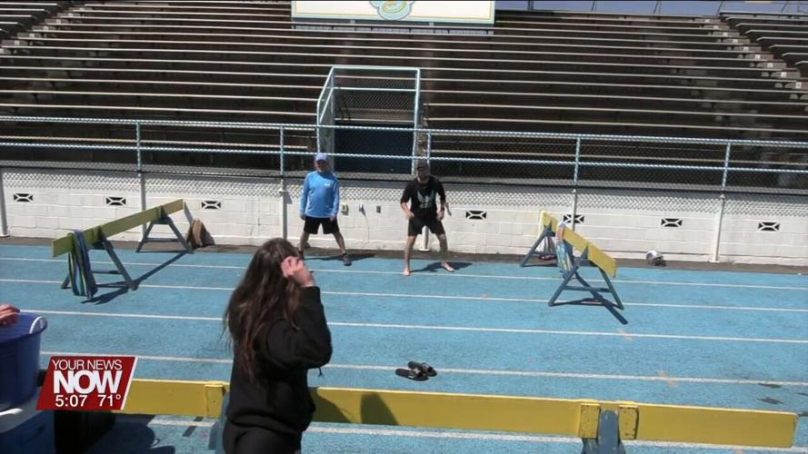 Students at Bath use water balloons to raise money for fellow student injured in an accident