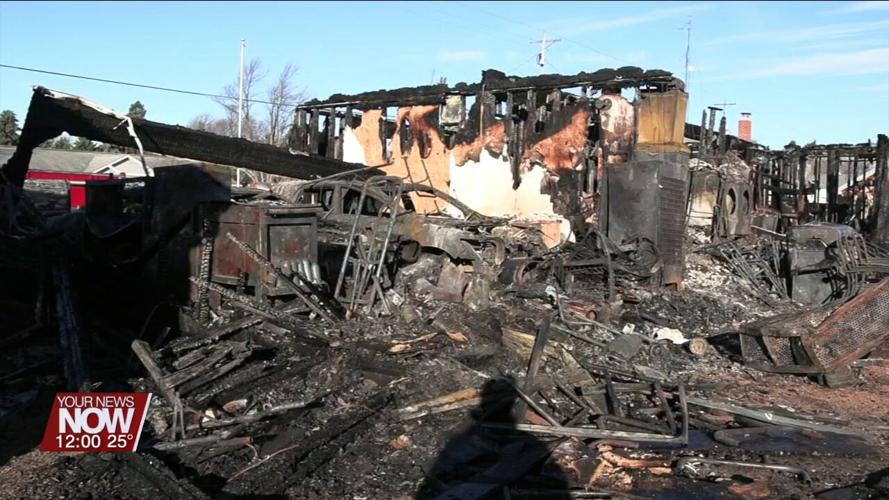 Multiple departments provide aid to residential fire in rural Allen County