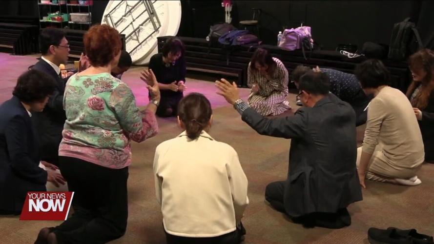 Project Pray brings visitors from South Korea to pray at Lima First Church