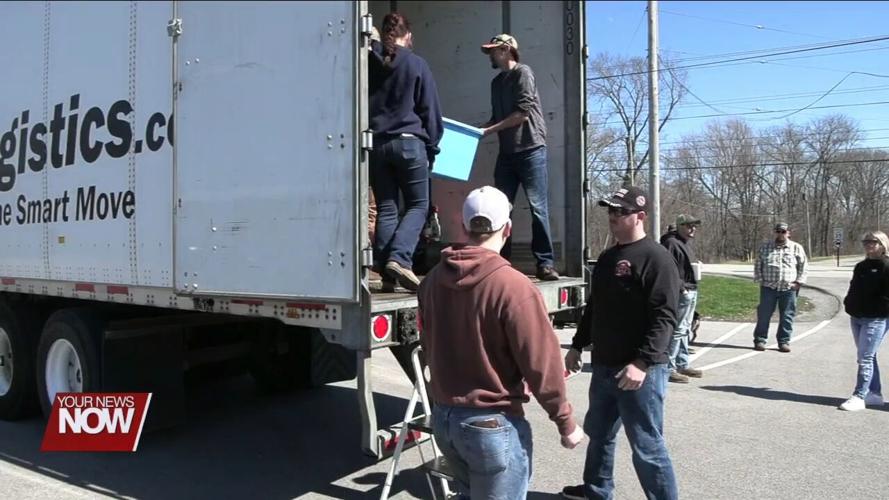 McGuire & Sons Trucking partners with other Findlay businesses and residents to deliver relief