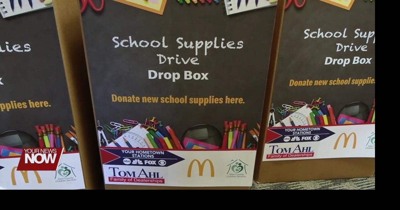 Allen County Children Services receives items collected during McDonald