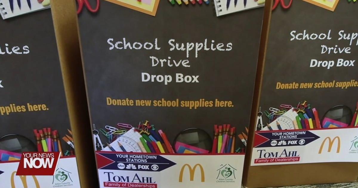 Allen County Children Services receives items collected during McDonald