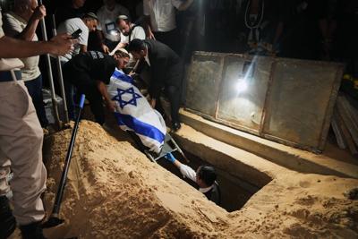 Hostage funeral Israel Hamas