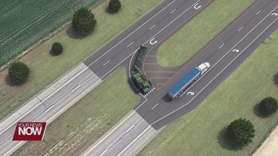 ODOT, Highway Patrol reveal new RCUT traffic pattern to U.S 30/Thayer Road