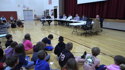 Cridersville Council brings government lesson to life for third grader