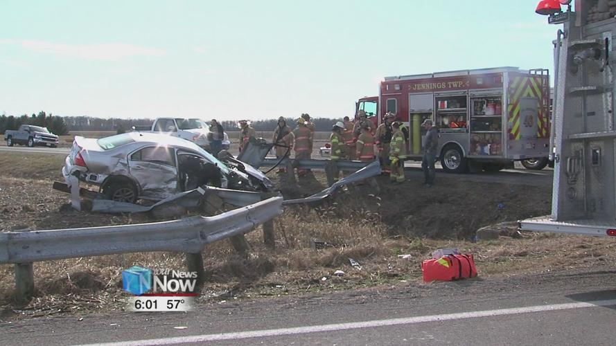 A woman is hospitalized after car accident on State Route 189