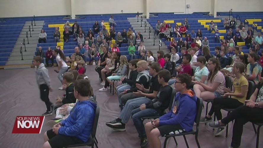 Waynesfield Goshen School District shows their appreciation for Police Chief Nathan Motter