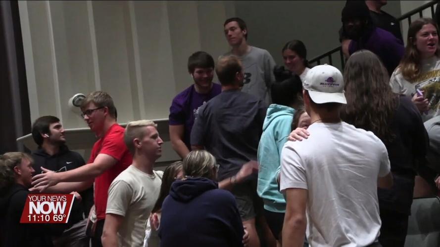 Bluffton University students get a lesson in compassionate accountability from improv