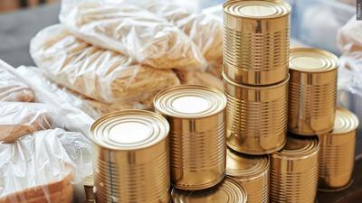 Canned goods food pantry generic