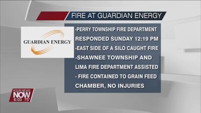 Perry Township responds to fire at Guardian Ethanol Plant