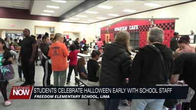 Parents and students have fall fun at Freedom Elementary's Spooktacular Family Night
