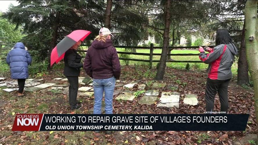 Lima Daughters of the American Revolution learns more about and pledges to support Kalida cemetery restoration project