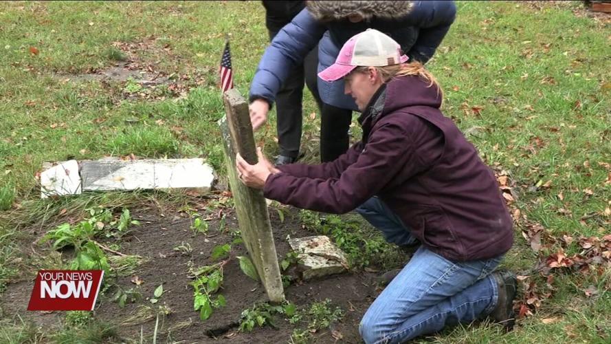 Lima Daughters of the American Revolution learns more about and pledges to support Kalida cemetery restoration project