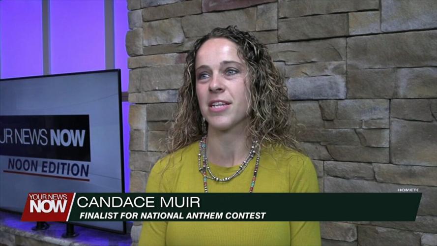 Local singer is finalist in National Anthem Contest
