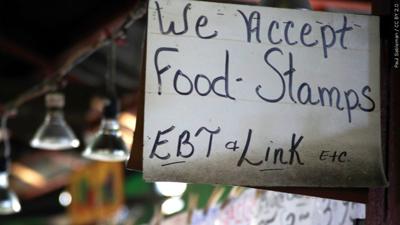 Food stamps EBT sign