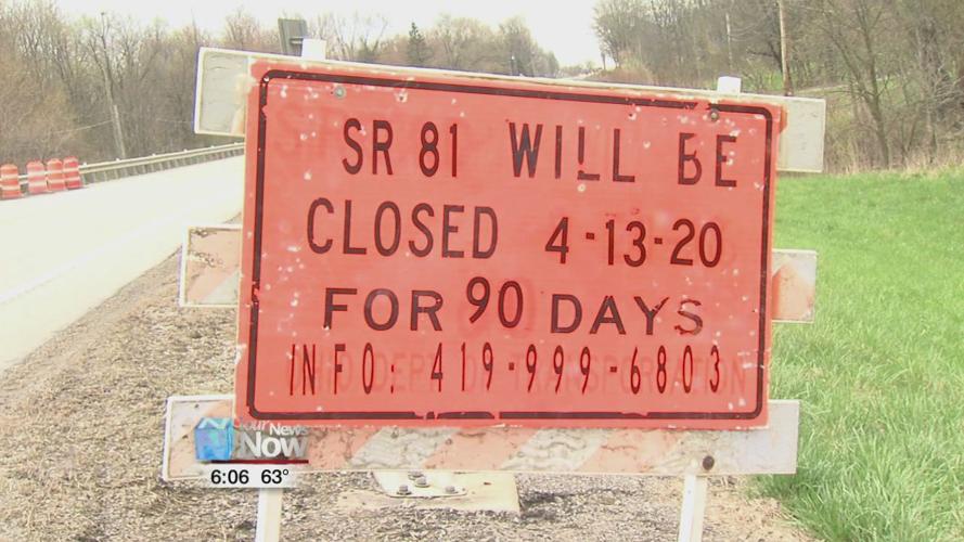 SR 81 bridge east of Lima to close for 3 months to replace deck
