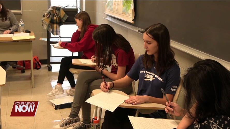 Local students compete in district Power of the Pen tournament