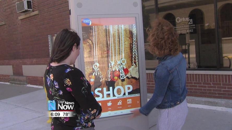 A new video kiosk installed in downtown Findlay is making it easier than ever to see what the city has to offer.jpg