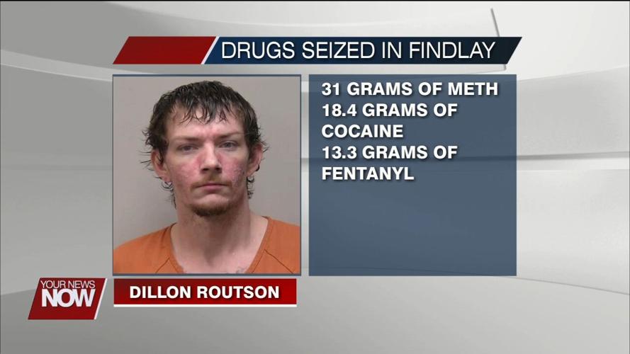 Drugs seized by Findlay Police in traffic stop