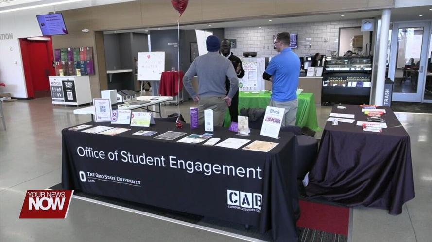 OSU Lima students take part in "Buckeye Love" to promote kindness and volunteering in the community