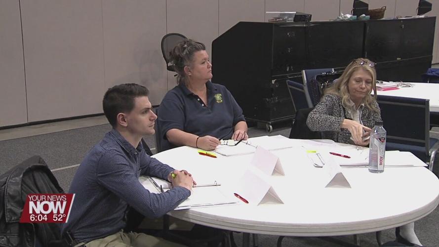 Lima Police Department's Crime Prevention Specialist learning ways to help residents how to protect themselves when it comes to crime