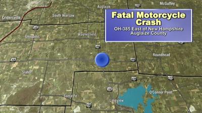A Vaughnsville man killed in motorcycle crash in Auglaize County