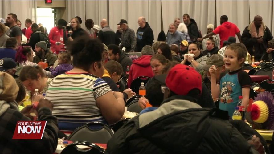 Hundreds of volunteers serve those in need at Lima Community Thanksgiving Dinner