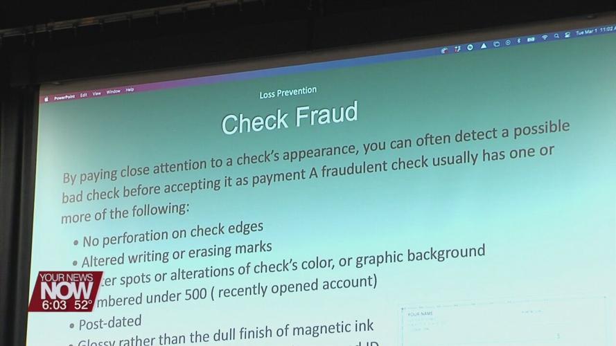 Lima Police Department's Crime Prevention Specialist learning ways to help residents how to protect themselves when it comes to crime
