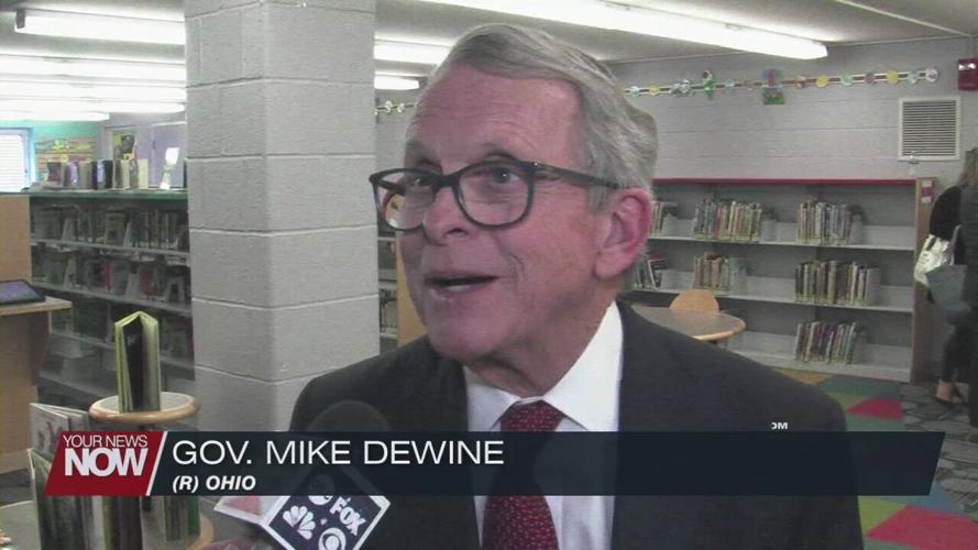 Governor Mike DeWine and Ohio's First Lady visit Lima before primary election