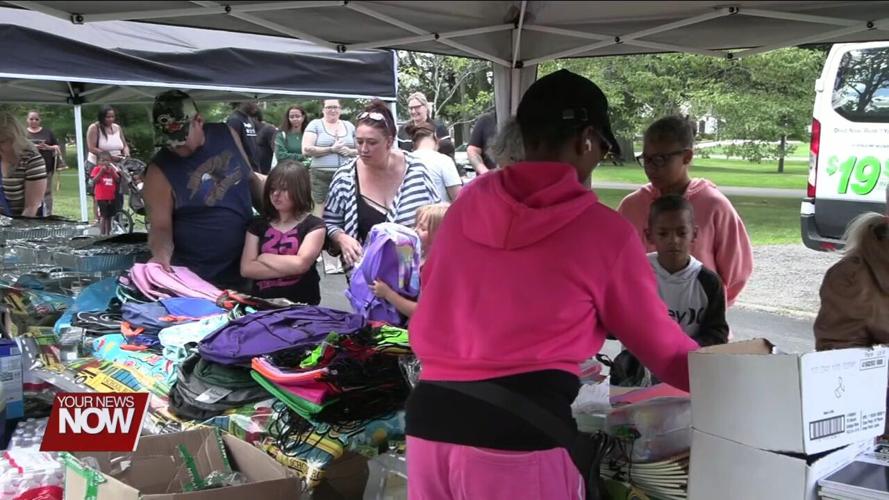 Small business owner returns kindness once shown to her with School Supply Giveaway