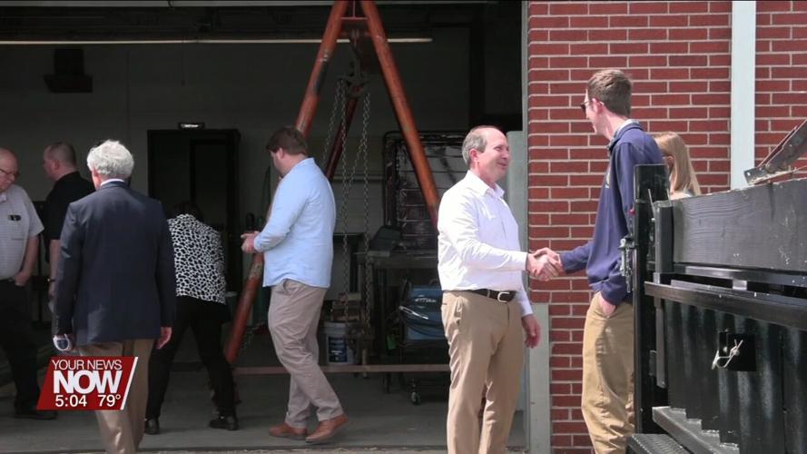 Miller City High School welcomes area politicians to see its effective career tech program