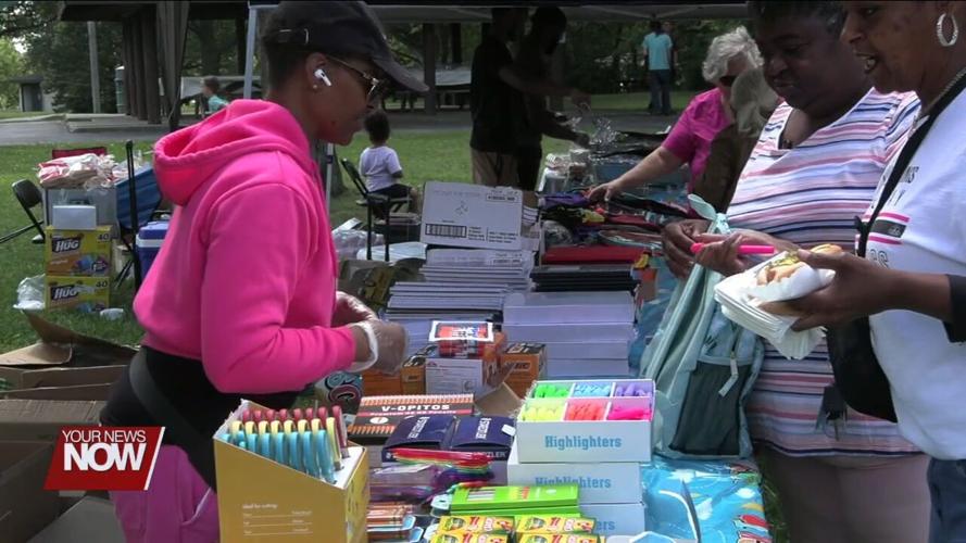 Small business owner returns kindness once shown to her with School Supply Giveaway