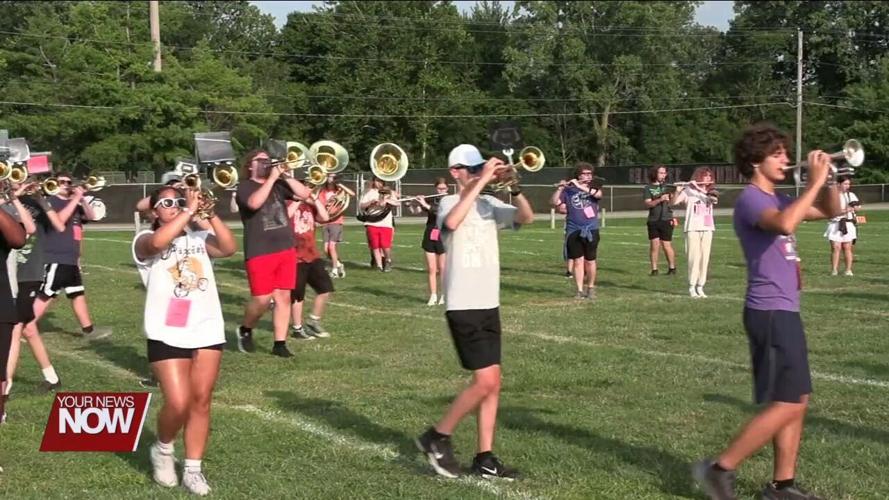 Shawnee High School Marching Band is perfecting their festival show for the upcoming season