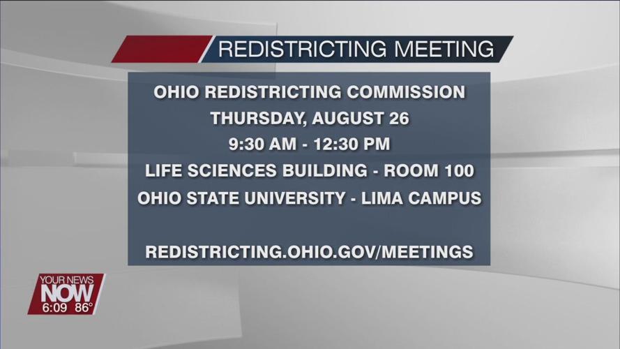 Public encouraged to attend the Ohio Redistricting Commission meeting on August 26th