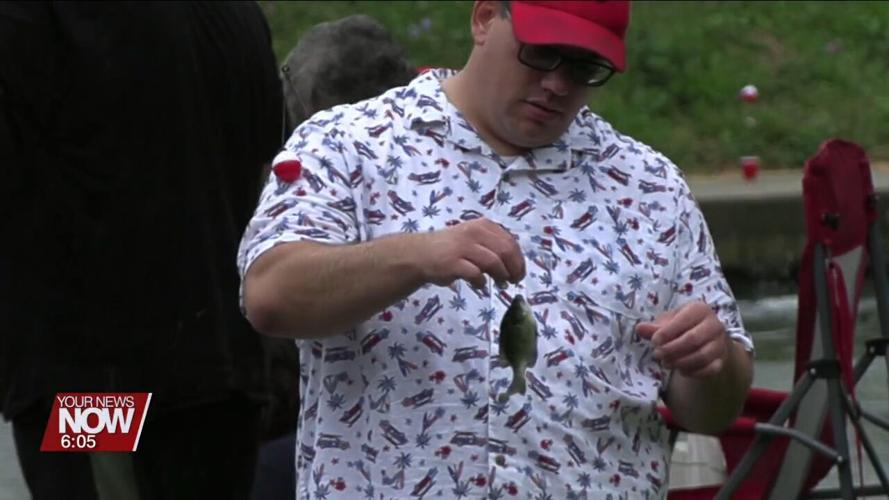 Rain or Shine-great turnout for the Annual 'Youth Fishing Derby'