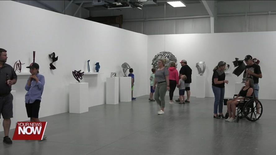 Thought-provoking abstract art by Bret Price on display at New Bremen art gallery through September