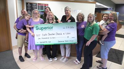 Superior Credit Union donates $1,000 to help spread the love purchase new delivery van