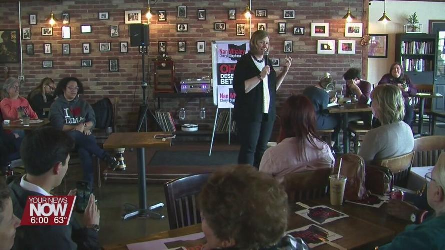 Whaley stops in Lima days before May primary