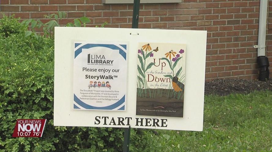Lafayette Library displays story walk to encourage reading and family time