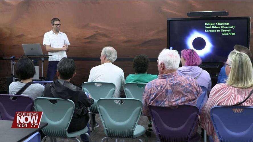 Astronomer and author Dean Regas speaks at Armstrong Museum about eclipses