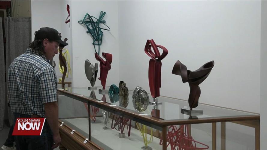 Thought-provoking abstract art by Bret Price on display at New Bremen art gallery through September