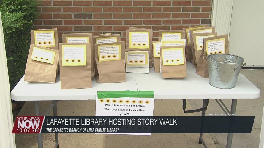 Lafayette Library displays story walk to encourage reading and family time