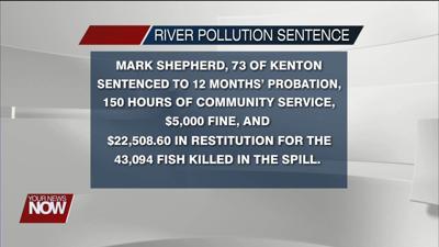 Kenton Man Sentenced for Scioto River Pollution