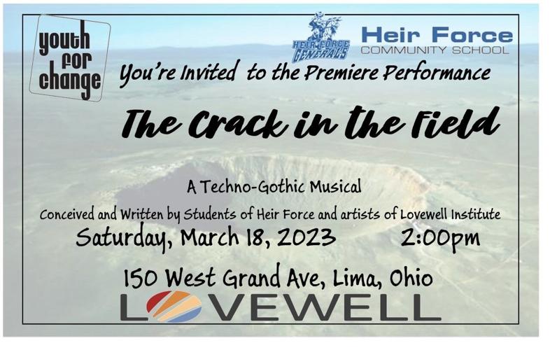 Musical created by Heir Force Community School students to be performed this weekend