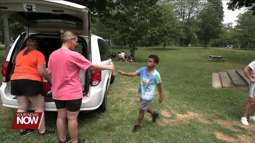 Kids in Lima's Summer Playground Program not letting the heat put a damper on fun