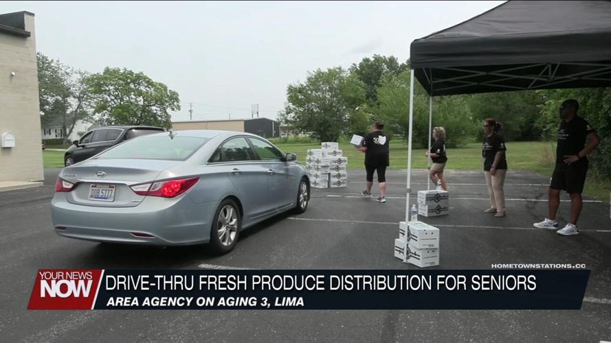 Seniors citizens receive boxes of fresh produce through Area Agency on Aging 3