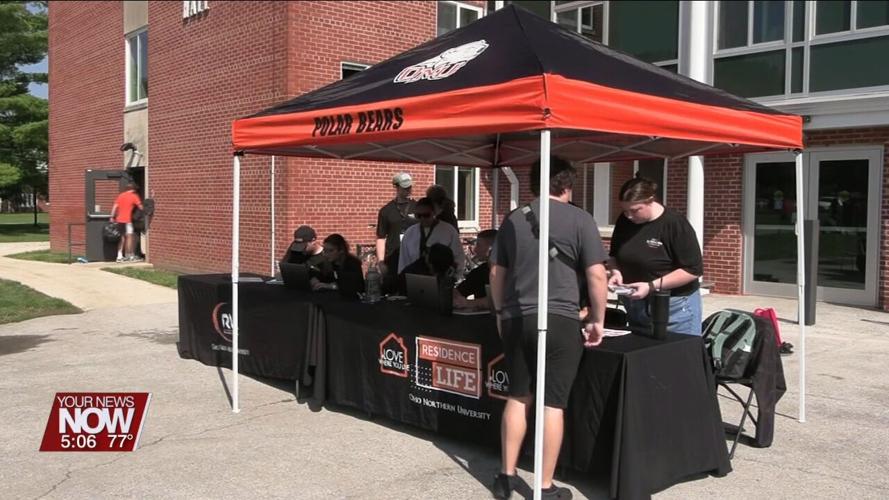 Incoming freshman feel mixture of emotions for move in day at Ohio Northern University