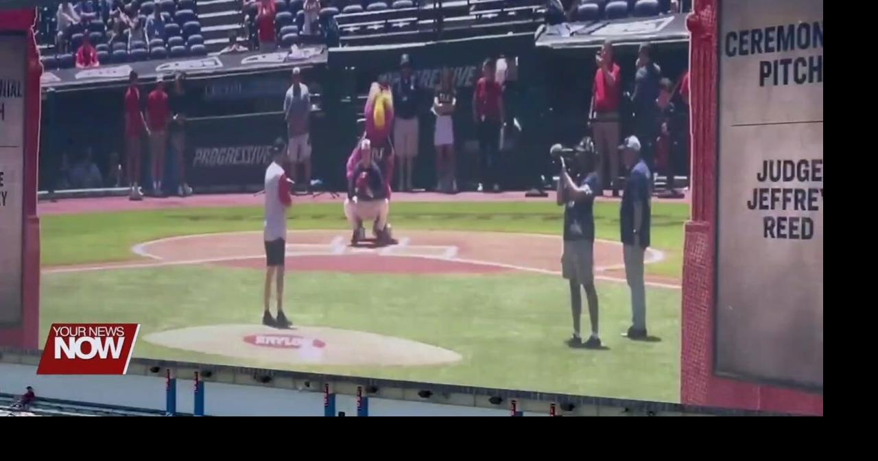 Judge Jeffrey Reed throws out first pitch at Thursday's Cleveland ...