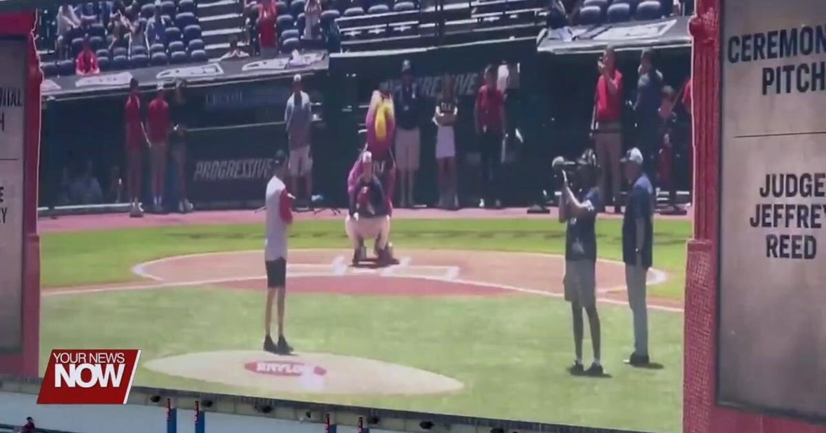Judge Jeffrey Reed throws out first pitch at Thursday's Cleveland ...