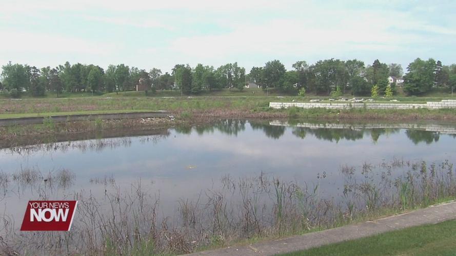 Waiting on rain to fill Schoonover Lake